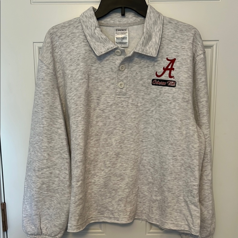 Hanes Light Gray Alabama Pullover